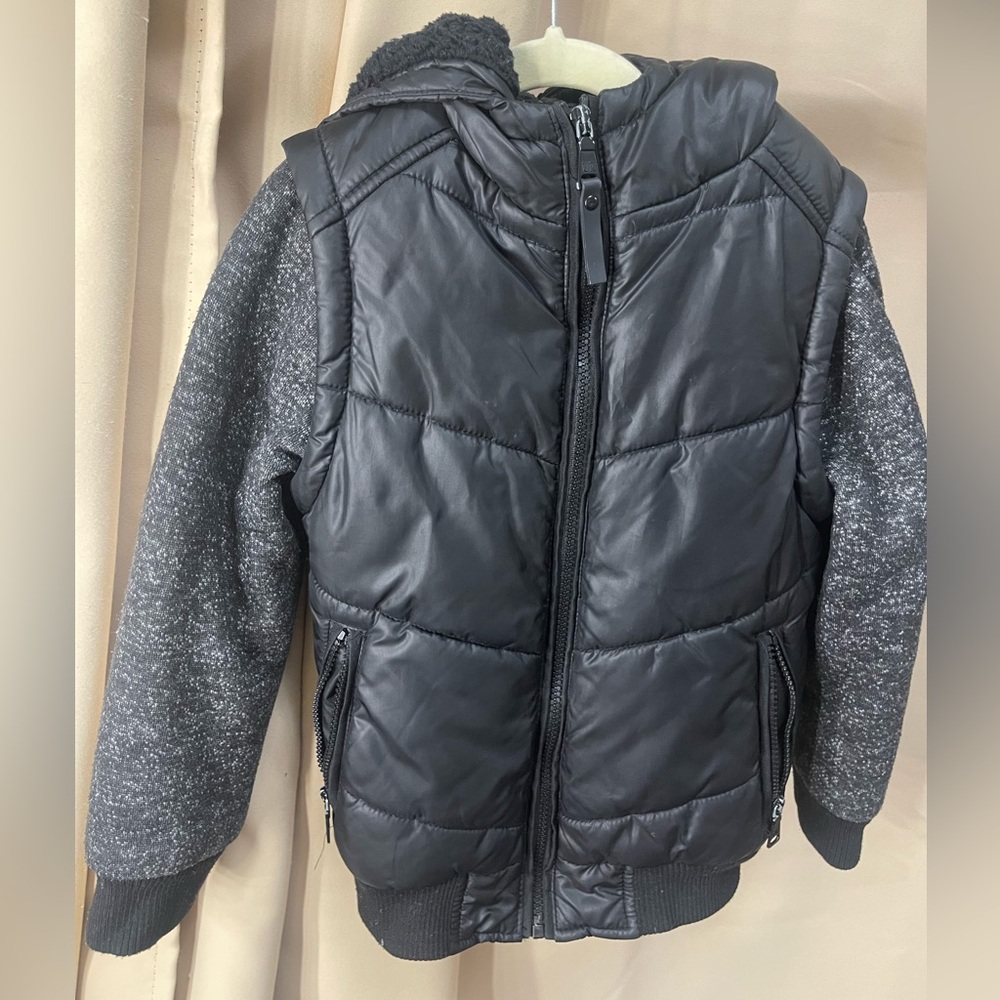 Urban Republic Black and Gray Puffer Jacket